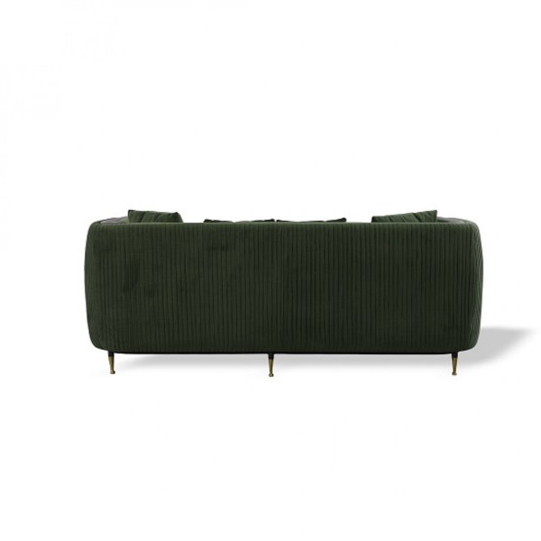 HomeRoots 84'' Velvet Sofa Wayfair